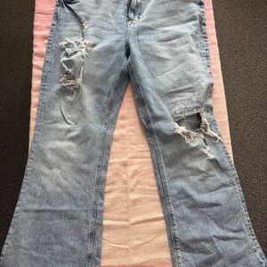 Aeropostale High Rise Flare Jeans